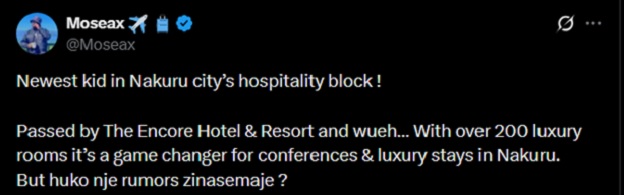 Photos of Governor Susan Kihika's Soon-to-be Launched Multi-million Hotel With Over 200 Luxurious as Gachagua Accuses Her of Embezzling County Funds