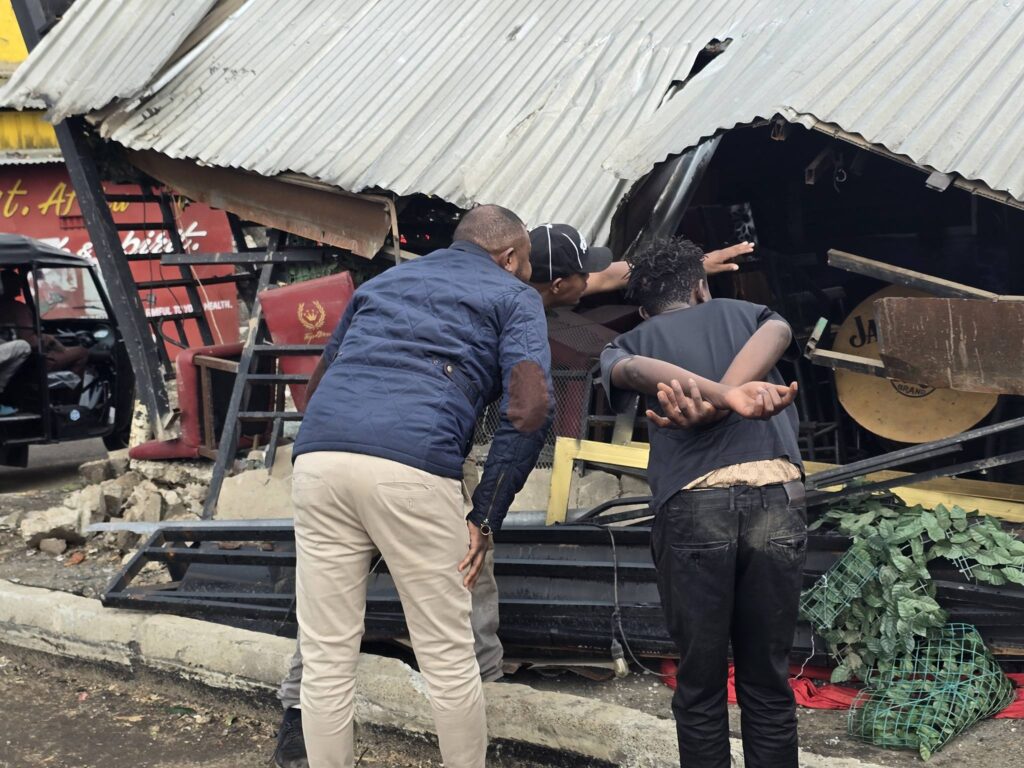 Ruto's Sycophant and Former MCA Mark Ndung'u in Tears After His Popular Club in Bahati Was Demolished by KENHA- The Government Eats Its Own Children(Photos) 6 Ruto's Sycophant and Former MCA Mark Ndung'u in Tears After His Popular Club in Bahati Was Demolished by KENHA- The Government Eats Its Own Children(Photos)