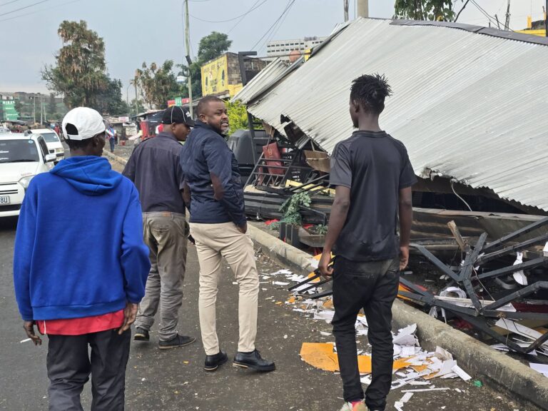 Ruto’s Sycophant and Former MCA Mark Ndung’u in Tears After His Popular Club in Bahati Was Demolished by KENHA- The Government Eats Its Own Children(Photos) Ruto's Sycophant and Former MCA Mark Ndung'u in Tears After His Popular Club in Bahati Was Demolished by KENHA- The Government Eats Its Own Children(Photos)