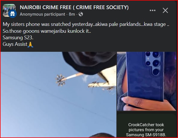 Two Phone Snatchers Exposed After Trying to Unlock Stolen Samsung S23 in Parklands (PHOTOs)