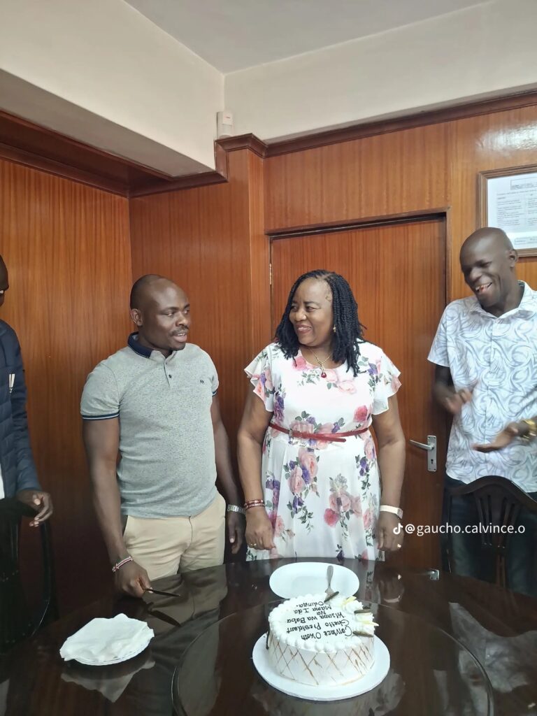 ODM Diehard Gaucho Clarifies His Relationship with Mama Ida Odinga after They were Spotted Getting Cozy During His birthday (Photos)
