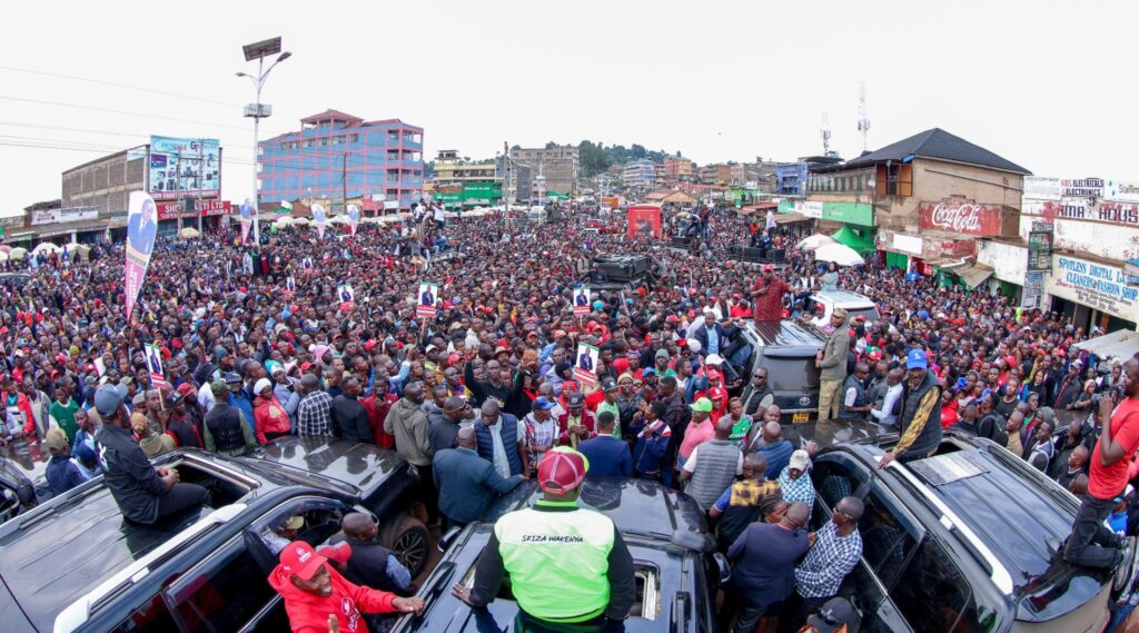 Photos of Gachagua and Matiang’i’s Rally at Gusii Stadium That Is Giving Ruto and His Allies Sleepless Nights