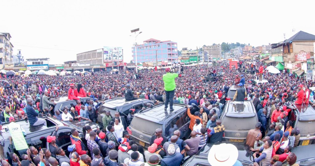 Photos of Gachagua and Matiang’i’s Rally at Gusii Stadium That Is Giving Ruto and His Allies Sleepless Nights