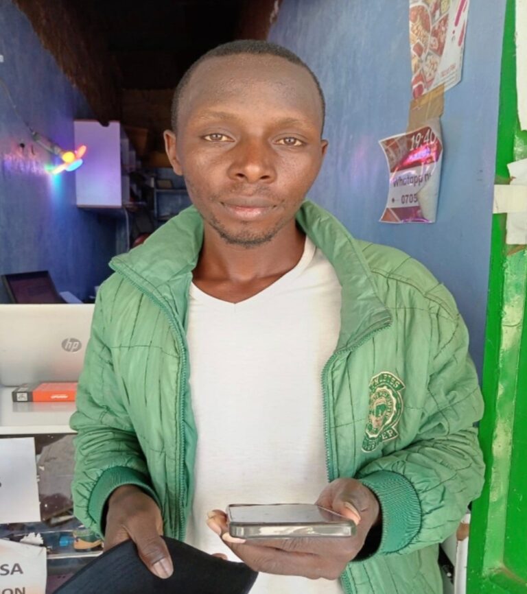 DCI Parades Photos of The Man Behind The Murder of a 28-Year-Old Kirinyaga Teacher(Photos)