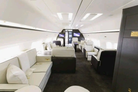 Inside Ruto’s KSh 5 Million-Per-Hour Luxury Jet Hired for Overseas Trip as Gachagua Calls Him Out(Photos)