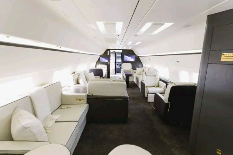 Inside Ruto’s KSh 5 Million-Per-Hour Luxury Jet Hired for Overseas Trip as Gachagua Calls Him Out(Photos)