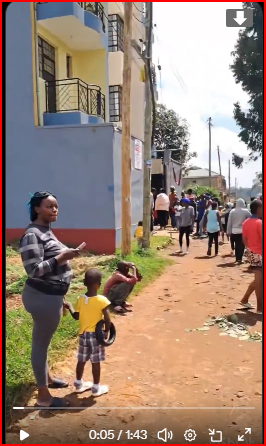 Two Foreigners Arrested For Running Child Trafficking Syndicate In Kiambaa – Police Rescue Them From Angry Mob (VIDEO)
