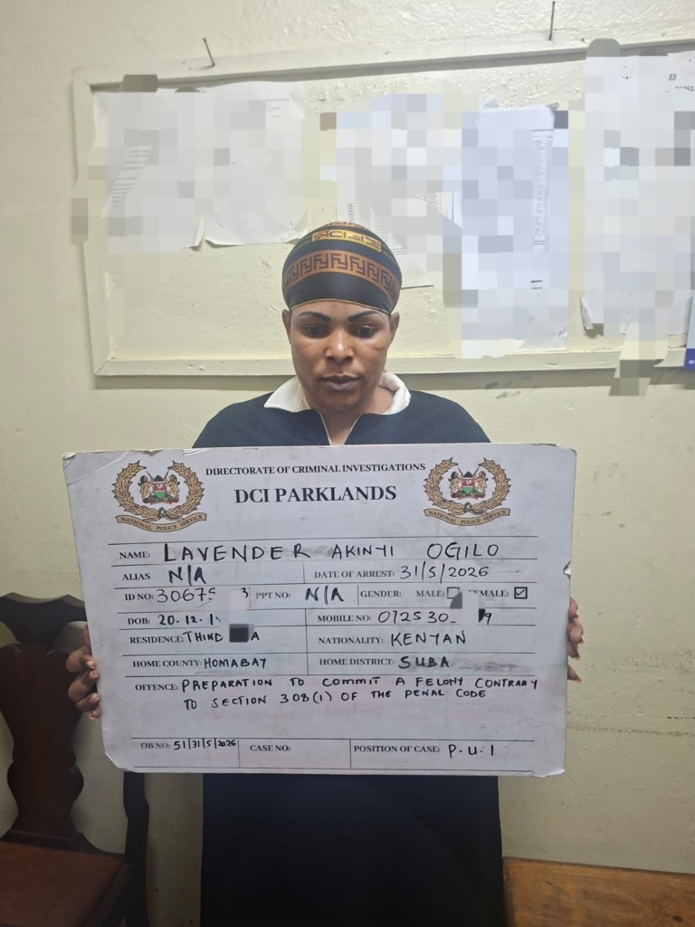 Serial Burglar Lavender Akinyi Arrested Again After a Foiled Robbery Attempt in Parklands- She Only Targets High-End Estates