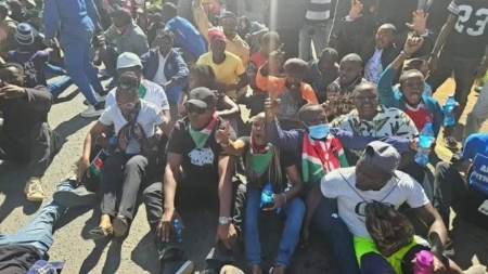 Protests in Nanyuki Over American Ebola Quarantine Centre Approved by Ruto—Photos.