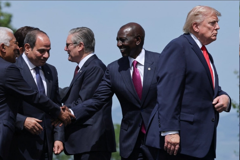 Video Showing Ruto Was Invited For G7 Meeting In France For Photo Sessions And Dinners Only, He Was Locked Out Of The Real Meetings