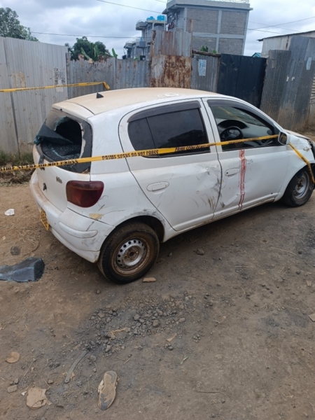 ACK Church Treasurer Exposed as a Notorious Car Thief After Being Gunned Down Along Kenyatta Road, Stolen Toyota Vitz Recovered