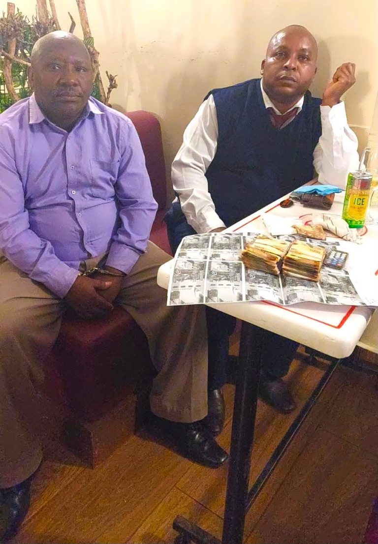 How Kangema Law Courts Senior Principal Magistrate Martin Kinyua Was Busted by EACC Officials Receiving Ksh 150,000 at a Restaurant During a Dramatic Raid