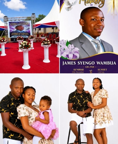 Son of Prominent Kitui Businessman Buried After Brutal Murder- His Wife Treated as Key Suspect(Photos) 757147050_3999990766963160_7736829092422350473_n