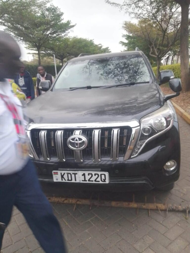 How 35-Year-Old Malcom Okello Has Been Using a Luxurious Prado to Commit Crimes- Busted Along Mombasa Road(Photos)