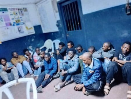 14 Young Gen- Z Men Arrested Over Online Fraud- Minted Millions From The Comfort of Their Apartment in Nakuru(Photos)