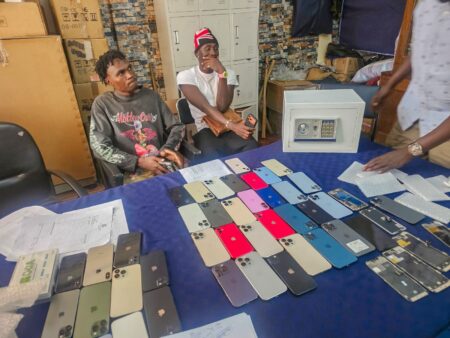 Detectives Raid Kimathi Street Shop, Recover 41 Suspected Stolen Phones Hidden in Safe