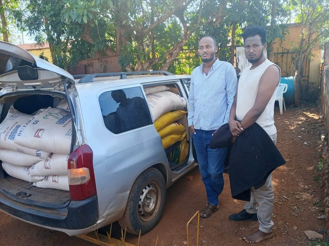 Suspicious Probox Flagged Down by Police Along Kenya-Ugandan Border And Two Somali Men Arrested- See What Police Recovered(Photos)