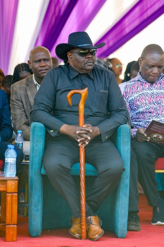 Tears Flow as Deputy DCI Director John Onyango Buries His Wife, Top Police Bosses in Attendance(Photos)