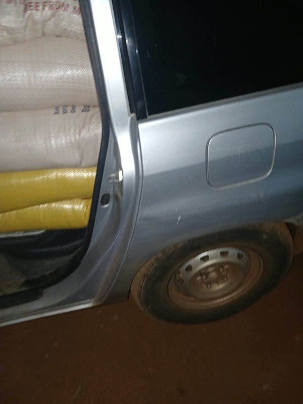 Suspicious Probox Flagged Down by Police Along Kenya-Ugandan Border And Two Somali Men Arrested- See What Police Recovered(Photos)