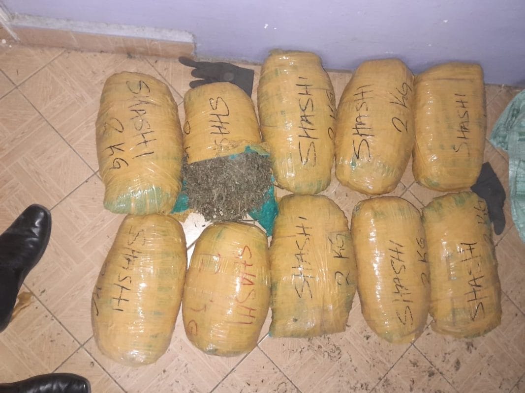 A Luo Woman Suspected to be a Drug Dealer Arrested And Bhang Worth Ksh 5.6 Million Recovered From Her House After Arrested Peddlers Snitched on Her(Photos)