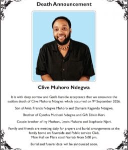 Former CID Boss Ndegwa Muhoro Overwhelmed With Emotions As Friends Console Him After Son’s Sudden Demise(Photos)