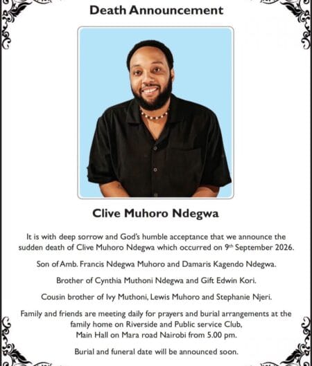 Former CID Boss Ndegwa Muhoro Overwhelmed With Emotions As Friends Console Him After Son’s Sudden Demise(Photos) Former CID Boss Ndegwa Muhoro Overwhelmed With Emotions As Friends Console Him After Son’s Sudden Demise(Photos)