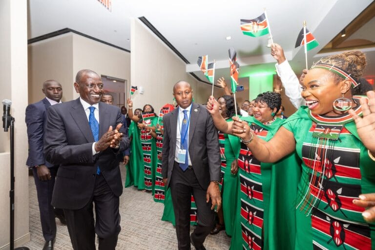 Kenyans In The United States Shout Wantam While Ruto Was Addressing Them-Video