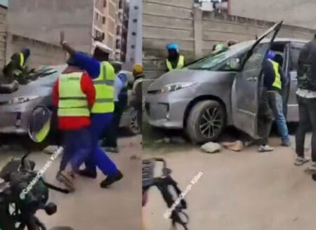 Ruthless Boda Boda Gang Destroys Motorist’s Vehicle After an Accident- Nearly Lynch Him(Video) Ruthless Boda Boda Gang Destroys Motorist’s Vehicle After an Accident- Nearly Lynch Him(Video)