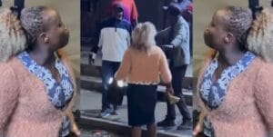 Public Drama as Side Chick Fights a Married Man(Video) Public Drama as Side Chick Fights a Married Man(Video)