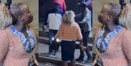Public Drama as Side Chick Fights a Married Man(Video) Public Drama as Side Chick Fights a Married Man(Video)