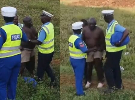 Movie-Like Scene Along Kisumu-Busia Road as Man Attempts to Flee After Being Caught Trafficking Bhang(Video)