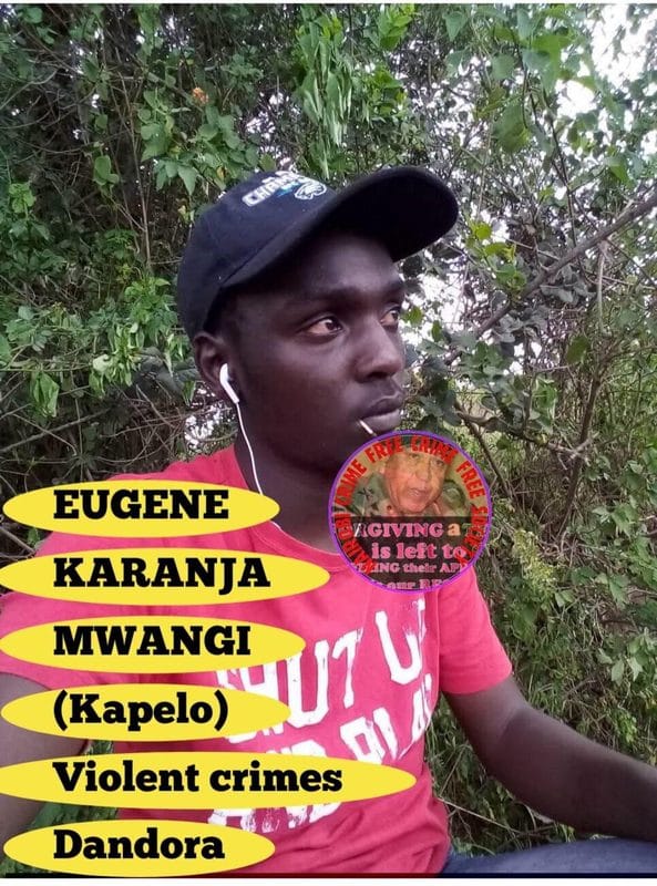 Notorious Dandora Thug, Kapelo, Shot Dead By Police After Killing a Pregnant Woman- Was a Jailbird And Had Been Involved in Multiple Murders