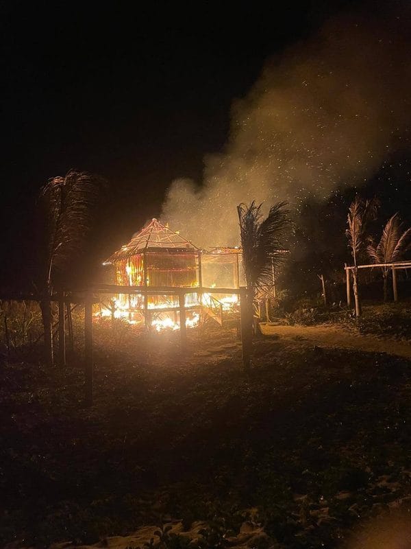Italian Investor In Distress After Unknown People Carried Out at Arson Attack At Her Multimillion Beach Resort(Photos)