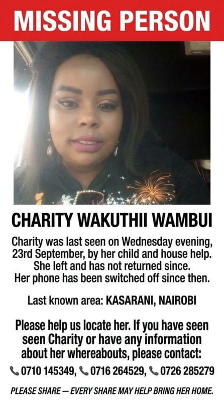 Mystery Over Missing Kasarani Woman- Left Her Kid With Househelp And Disappeared(Photos)