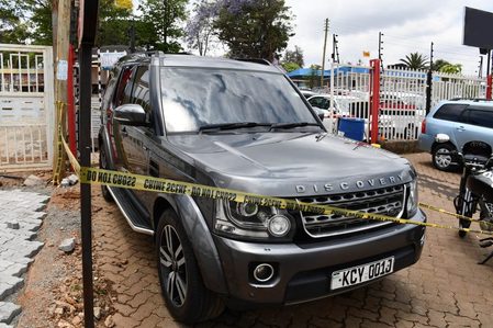 A Luxury Land Rover Discovery Stolen in The UK Recovered at a Car Yard Along The Northern Bypass(Photos)