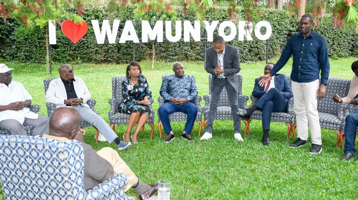 Fireworks as Gachagua Hosts Linda Mwanachi Leaders Led by Sifuna After His Return From The U.S