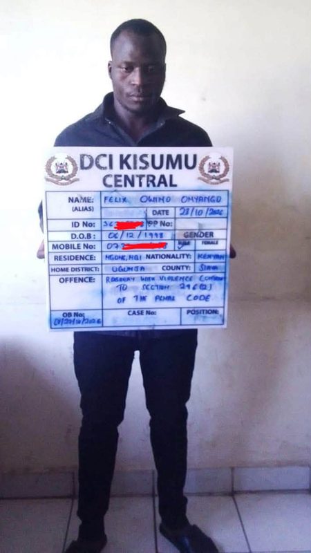 Detectives Intercept a Luxurious Prado Used by Armed Robbers in Kisumu During High-Speed Chase(Photos)