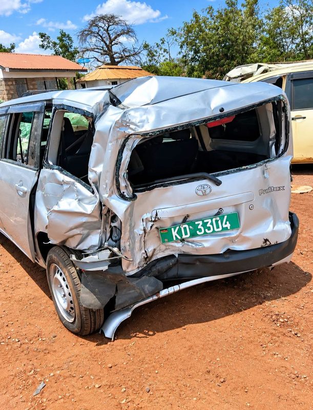 Man Dies In The Mtito Andei Accident Alongside a Friend While Driving Back Home After Buying a New Car(Photos)