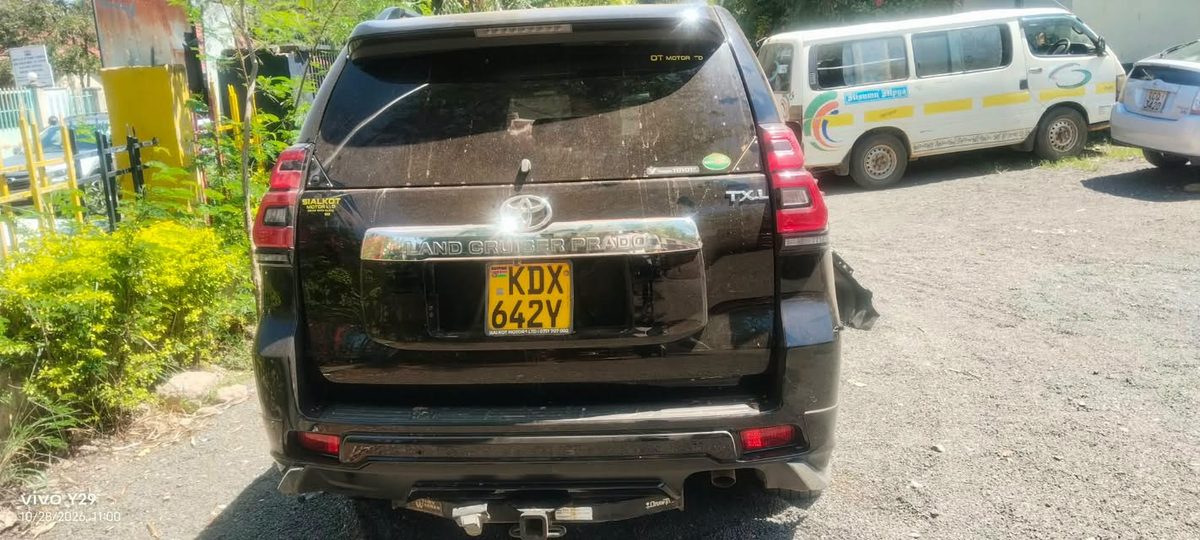 Detectives Intercept a Luxurious Prado Used by Armed Robbers in Kisumu During High-Speed Chase(Photos)