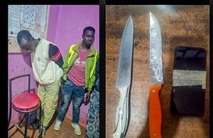 Police Arrest Phone Snatching Thugs Who Have Been Terrorizing Kasarani Residents- Recover Stolen Phones And Daggers(Photo)