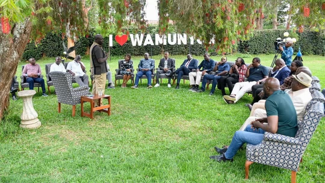 Ruto Is Finished As Gachagua Meets Sifuna At His Wamunyoro Home-Photos