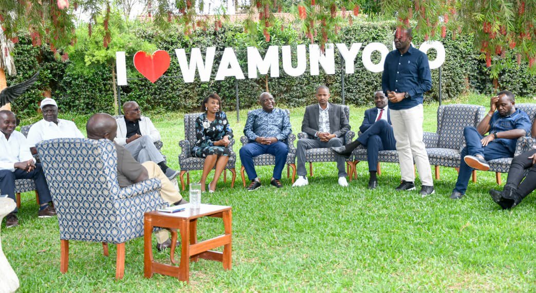 Ruto Is Finished As Gachagua Meets Sifuna At His Wamunyoro Home-Photos