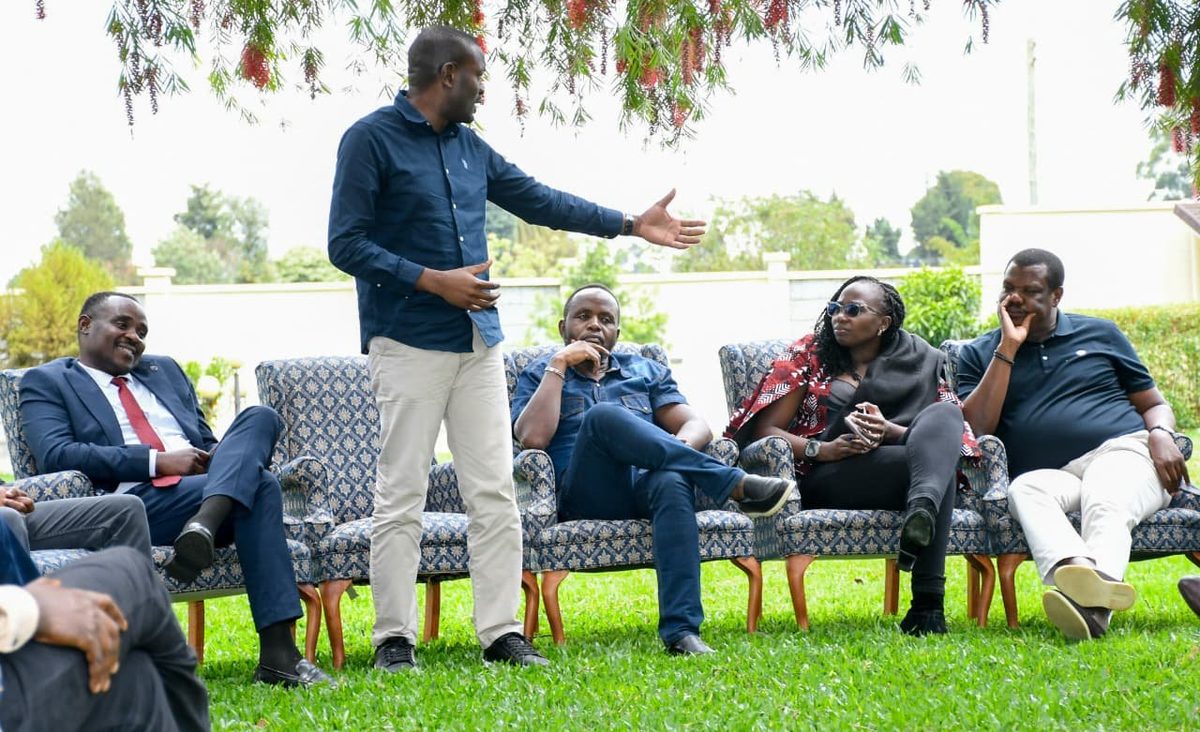 Ruto Is Finished As Gachagua Meets Sifuna At His Wamunyoro Home-Photos