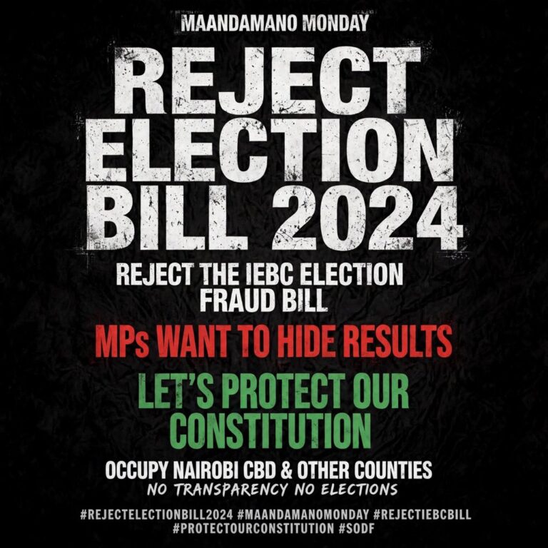 Kenyans Plan Monday Protests Over Bill to Scrap IEBC Results Livestreaming