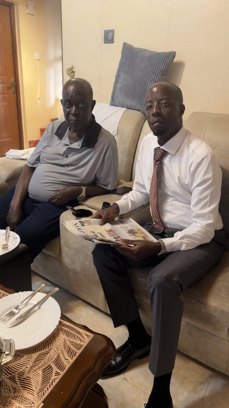 Raila Junior Shares Latest Photos His Uncle Oburu After a Near Death Scare