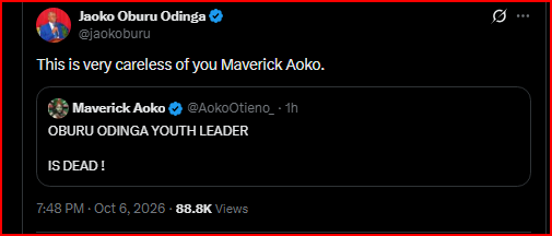 Oburu Odinga’s Son, Jaoko, Responds to Aoko Otieno’s Claims That His Father Is Dead