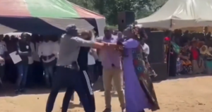 Kilifi Women Rep Getrude Mbeyu Engages in a Physical Fight with an MCA at a Burial Ceremony(Video)