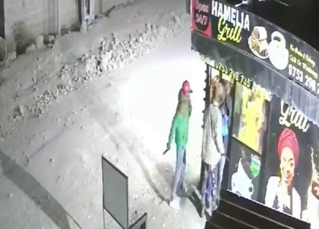 Armed Thugs Riding on a Motorbike Captured on CCTV Footage Attacking And Robbing a Man in Fedha, Embakasi(Video) Armed Thugs Riding on a Motorbike Captured on CCTV Footage Attacking And Robbing a Man in Fedha, Embakasi(Video)
