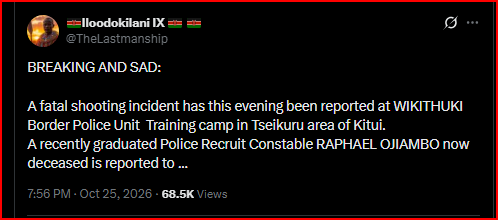 Elite GSU Officer on Training Goes on a Shooting Spree And Shoots His Colleague Dead