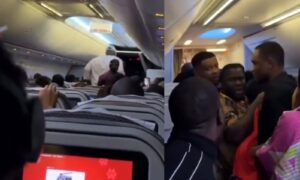 The Passenger Who Died While Aboard a KQ Plane to Lagos Had Tried to Open The Plane’s Exit Door Mid-Flight- Dramatic Video Emerges